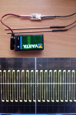 Lete   Zapper, Hulda Clark, Mini Zapper, 15Hz, mit Edelstahlelektroden