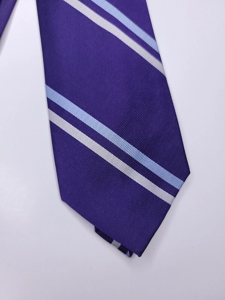 Gravata formal masculina Merona 56"Lx3.25"W roxa - Imagem 2 de 4