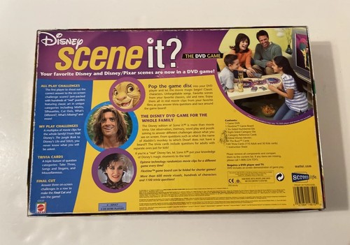 Disney Scene It? Board Game by Mattel - 2004 Edition - Complete! Ages 6+ - Picture 2 of 10