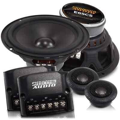 Sundown Audio E-6.5CS 16,5cm 2-Wege Lautsprecher AUTO 100W RMS 4 Ohm PAAR