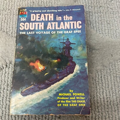 Death In The South Atlantic Historical Fiction Paperback Book by Michael Powell