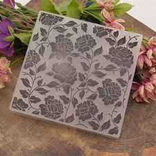 Welcome to Joyful Home 1PC Flower Leaves Background Embossing Folder for Card...