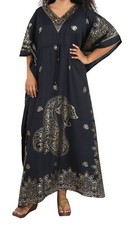 Women Maxi Caftan Long Kaftan V neck Dress Boho Caftan Evening Vintage Lounger
