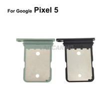 For Google Pixel 5 Sim Card Tray SIM Slot Holder Replacement Parts Black / Green