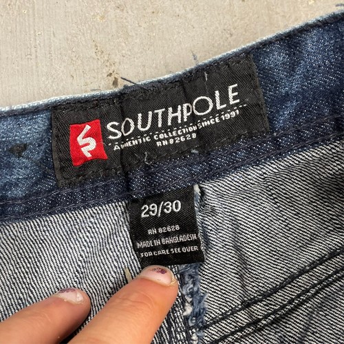 Vintage Southpole Ripped Distressed Denim Jeans 29x30 - Picture 4 of 6