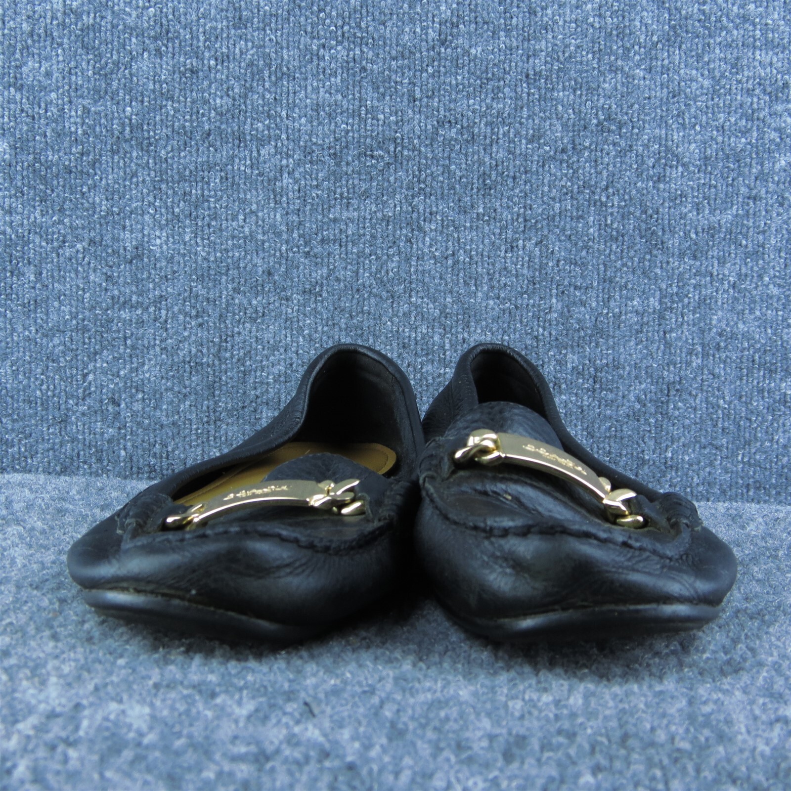 Coach Olive Women Driving Moccasin Shoes Black Leathe… Gem