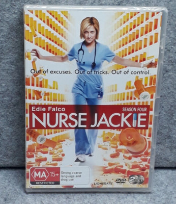 NEW: NURSE JACKIE Season 4 Comedy TV Series DVD Region 4 PAL Free Fast Post