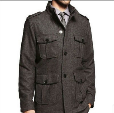 express mens wool coat