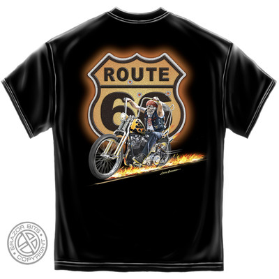 New HELL ON WHEELS  Hot Rod T SHIRT -- LARRY GROSSMAN