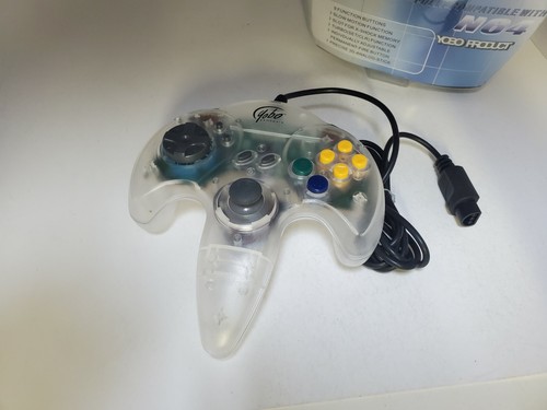 NEW FACTORY SEALED YOBO TRANSPARENT CLEAR CONTROLLER JOYPAD FOR NINTENDO 64 N64  - Picture 2 of 5