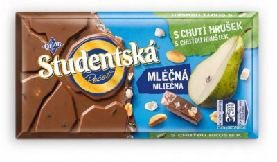 NESTLE ORION - STUDENTSKA CHOCOLATE - 180G - RAISINS BAKAL CZECH TRADITIONAL