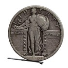 1920 Denver Standing Liberty US Quarters