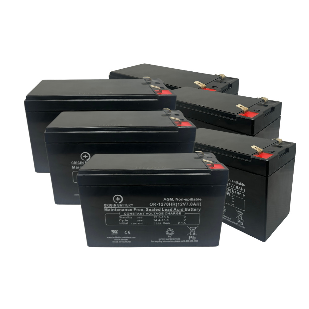 Tripp Lite RBC96-3U UPS Battery Kit - 6x 12V 7AH AGM High-Rate Batteries