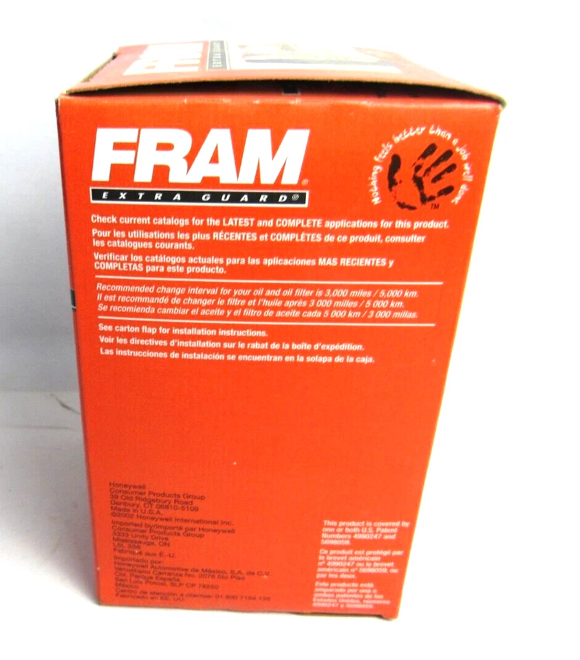 Filtro de aceite Fram Extra Guard Sure Grip PH2870A #1 America's Choice Nuevo en caja Foto 4 de 4