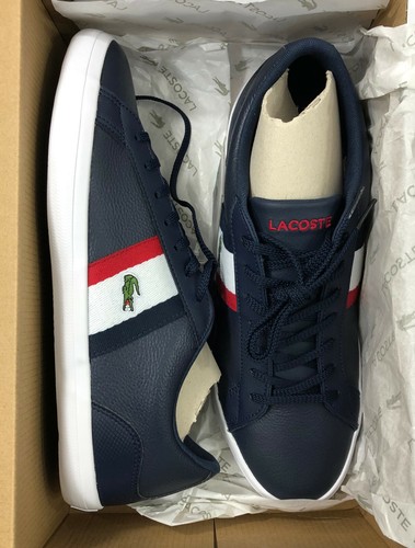 Lacoste Lerond 119 Navy Blue White Red 