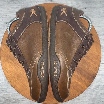 Kuru Mens Size 8 Trail Hiking Shoes two-tone Brown Leather Comfort Sneakers RIDGE Motion Men main image 2