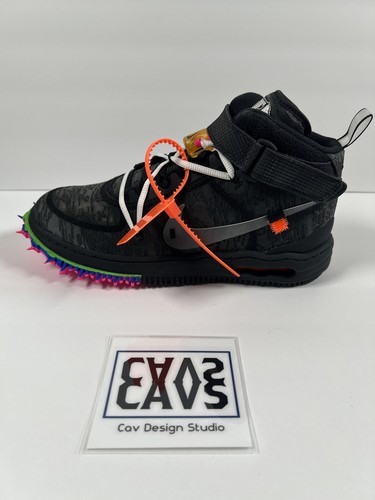 Size 11.5 - Nike Air Force 1 x Off-White Black DO6290-001 (2022) BRAND NEW - Picture 3 of 12