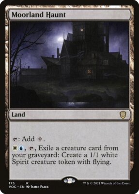 MTG Commander Crimson Vow R Moorland Haunt #175