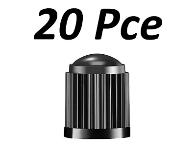 20x Reifen Ventilschaft Staubkappe Abdeckung schwarz Kunststoff alle Modelle Qualitätskappen