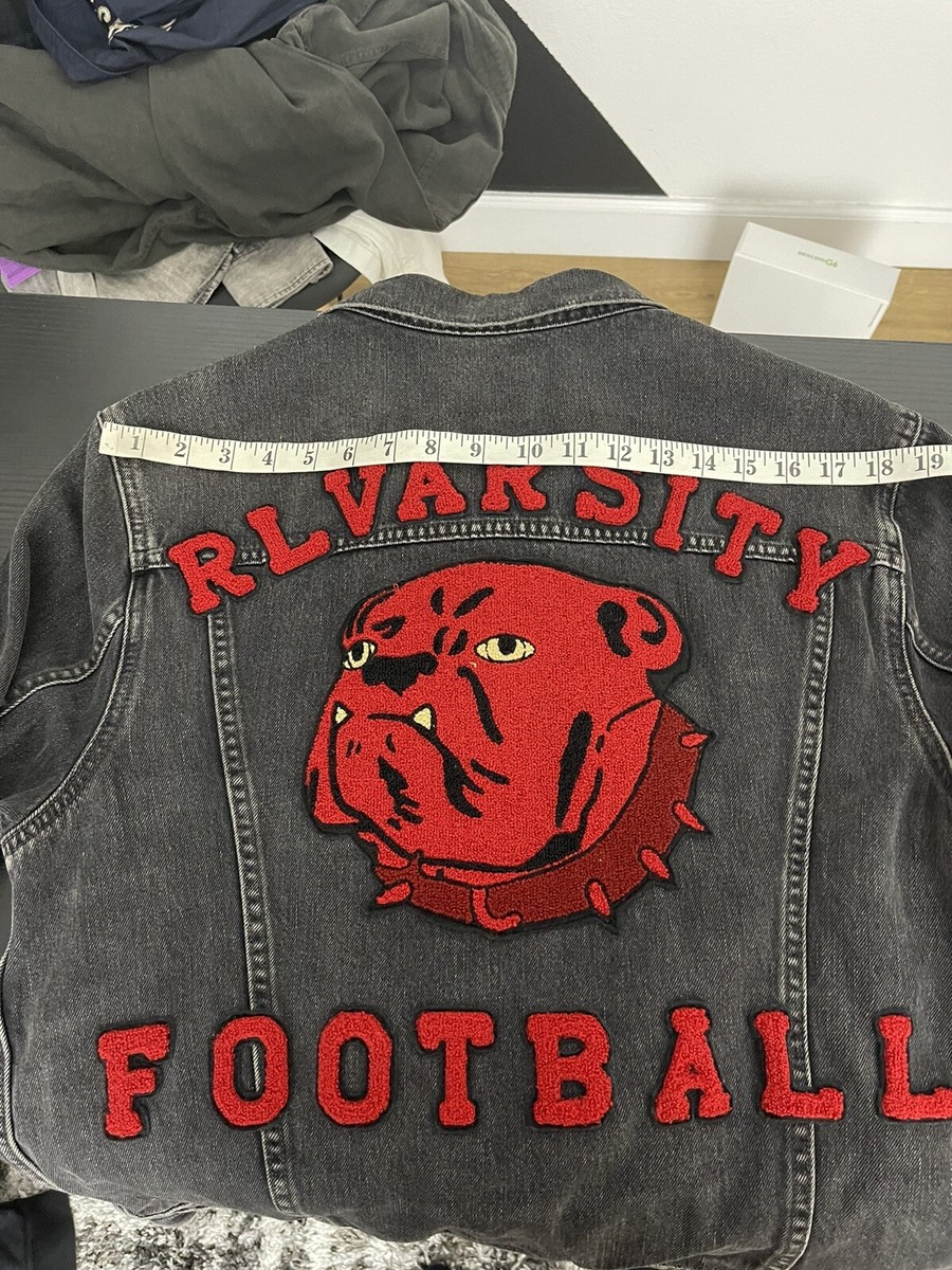 Polo Ralph Lauren Medium Varsity Jacket Bulldog RRL Trucker