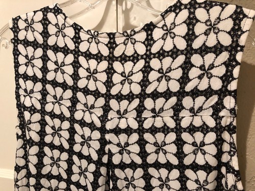 Maeve by Anthropologie Sleeveless Top Black Eyelet Size 12 NWT - Picture 5 of 5