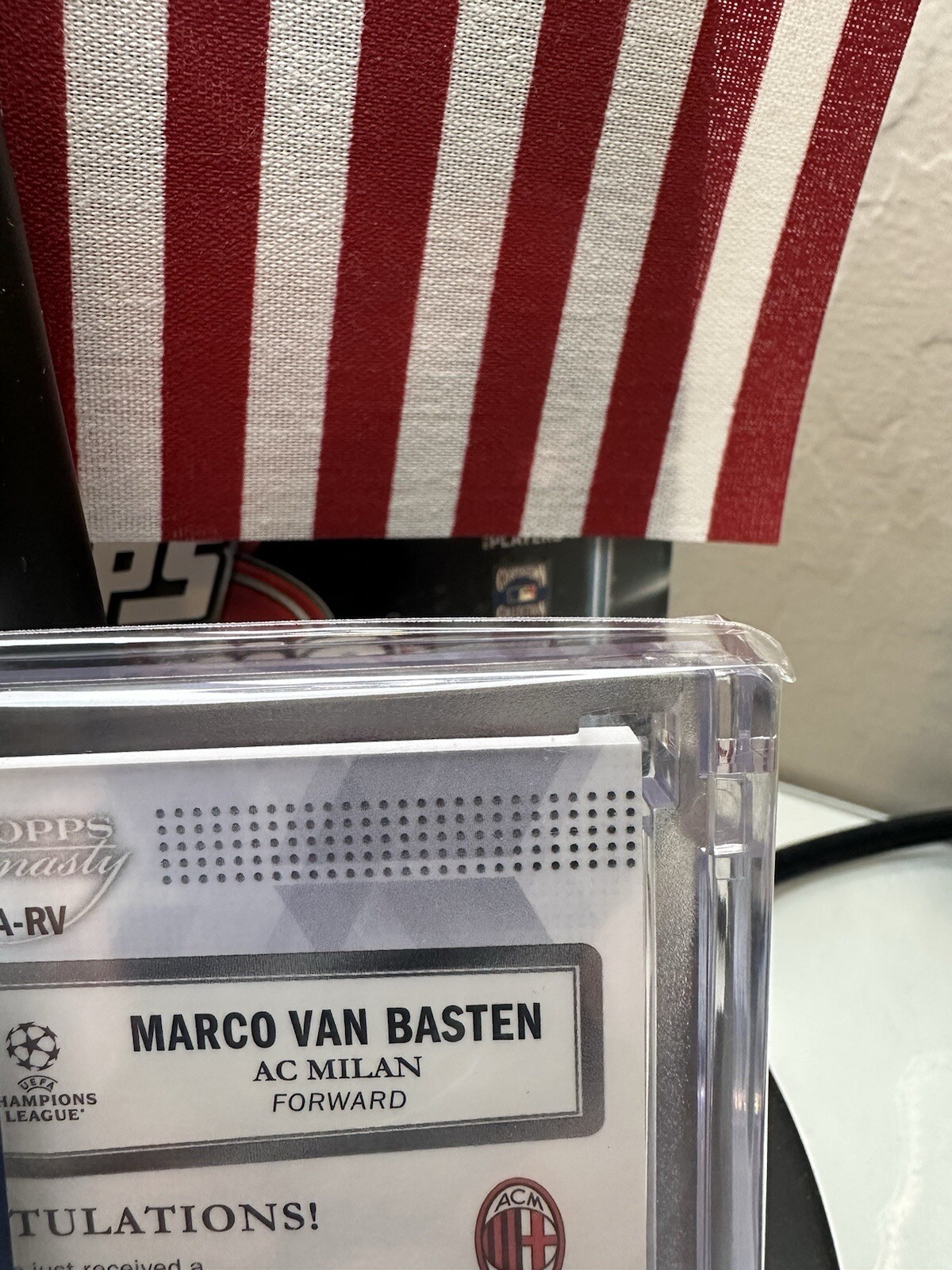 2022-23 Topps Dynasty Soccer Black Marco Van Basten Frank Rijkaard Dual AUTO 2/5 view 8