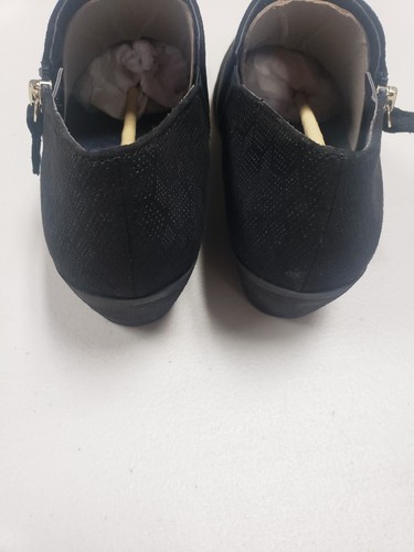 Zapatos Dr. Scholl's para mujer botas cortas al tobillo negras microfibra gamuza talla 7 - Imagen 3 de 6