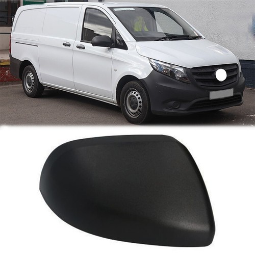 Front Right Wing Mirror Cover For Mercedes Vito W447 2014-2020 Black ABS Plastic