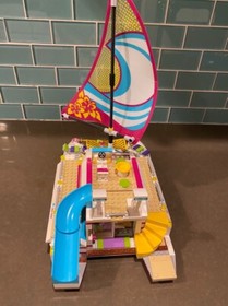 LEGO Friends 41317 Sunshine Catamaran Complete Kit With Figures and Manual