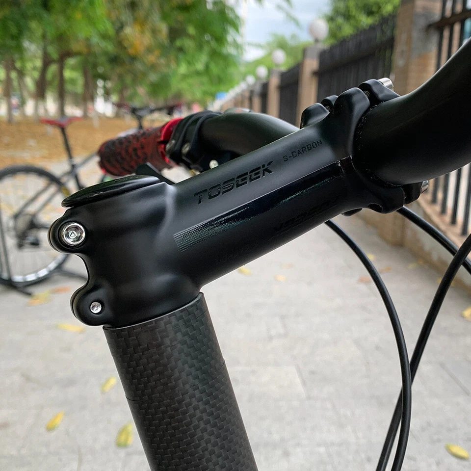 TOSEEK Aluminum Bicycle Stem 6°/17° MTB Road Biek Handlebar Stem 31.8*60-120mm - Image 3 of 4