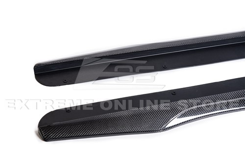 For 09-14 Cadillac CTS-V Sedan Wagon | CARBON Package Side Skirts Rocker Panels - Picture 10 of 12