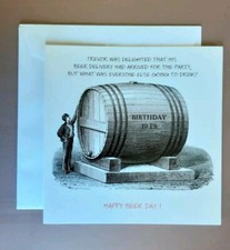 Birthday Card Funny  Humorous  “Beer Delivery ” NEW
