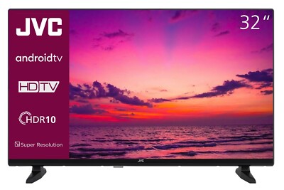JVC 32 Zoll Fernseher Android TV LED Smart TV HDR HD-ready Triple-Tuner Netflix