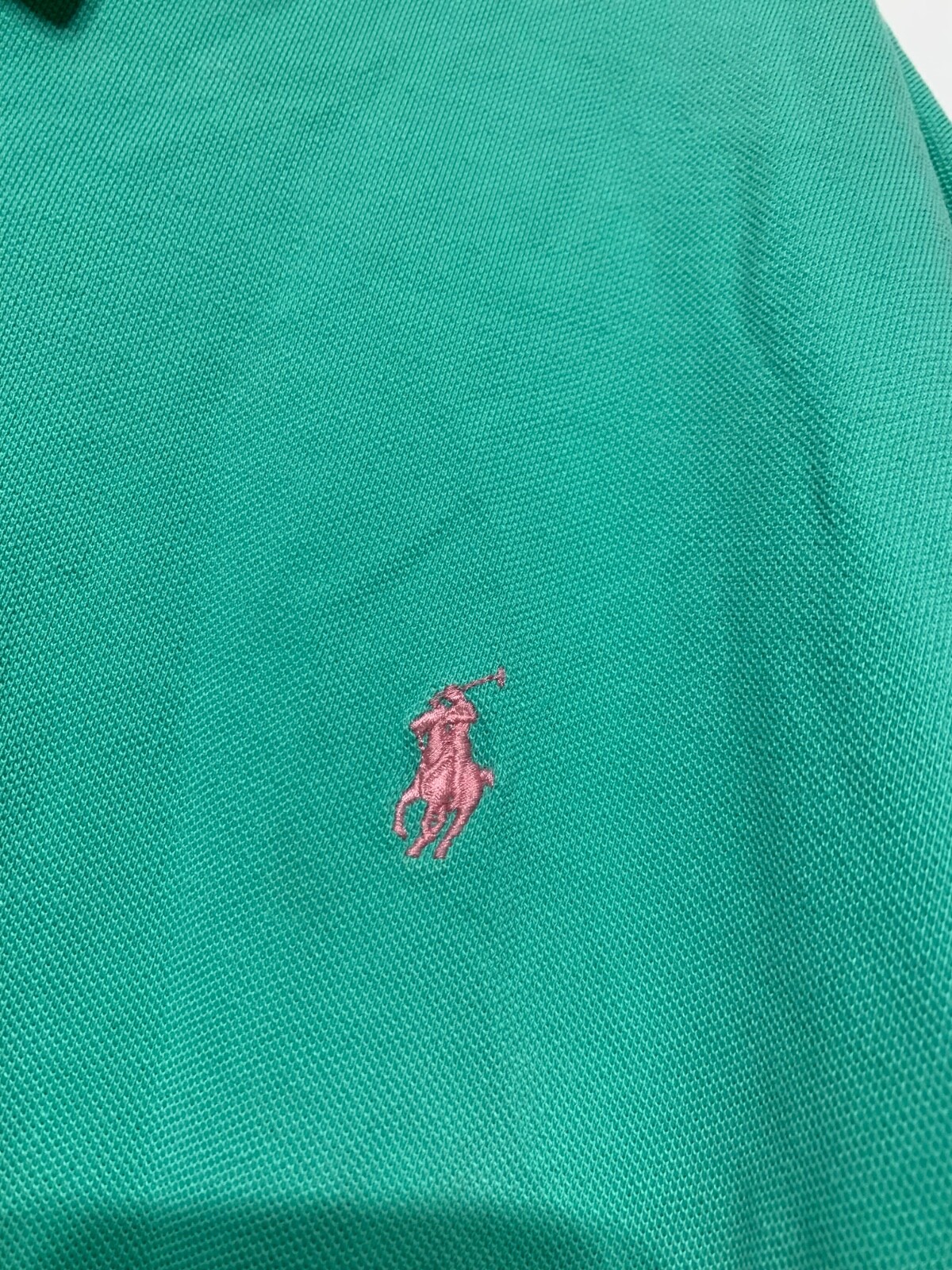 Ralph Lauren Men Size 2XLT Green Polo Short Sleeve Shirt thumbnail 4