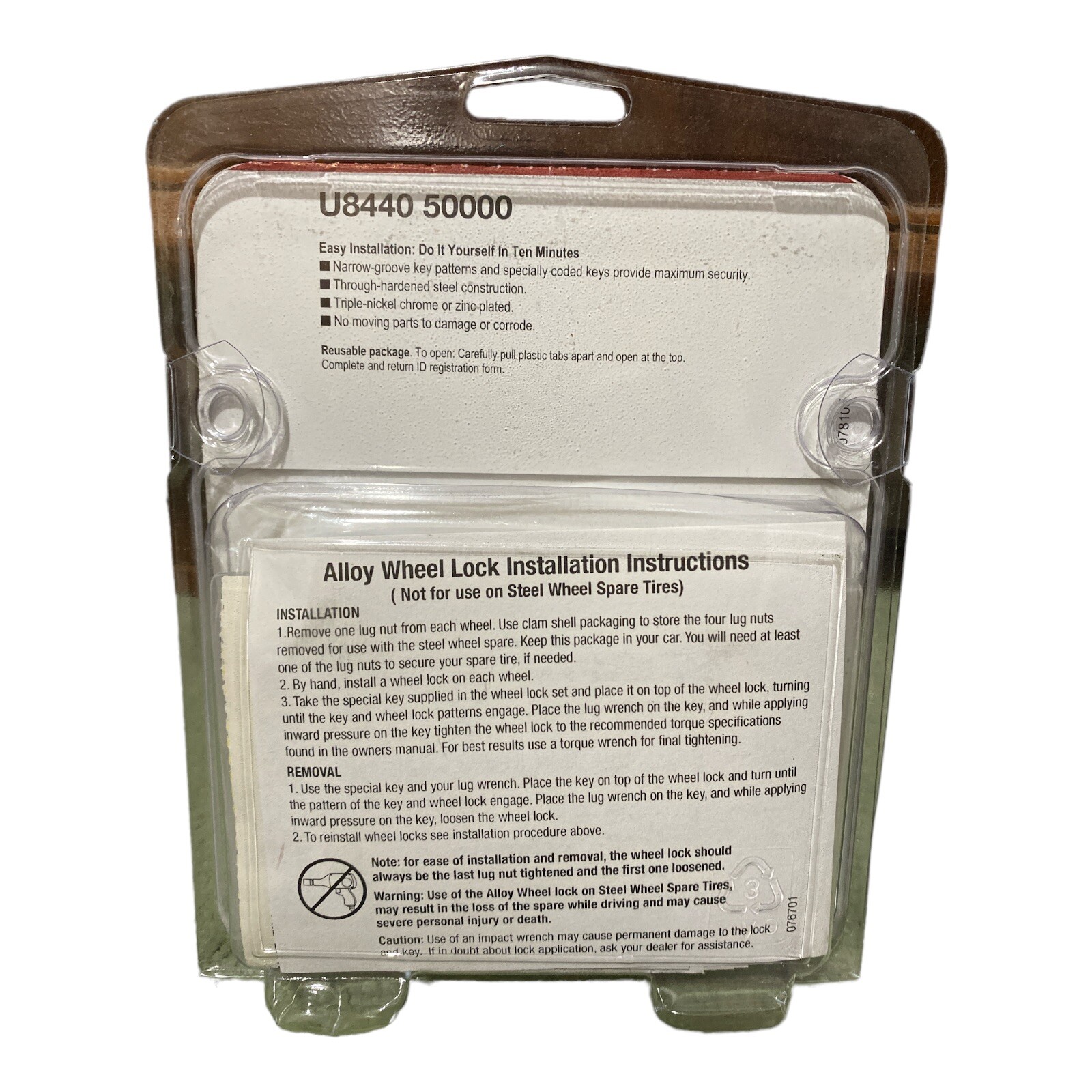 KIA Motors Genuine Parts Wheel Locks U8440 50000 Tub 4 eBay