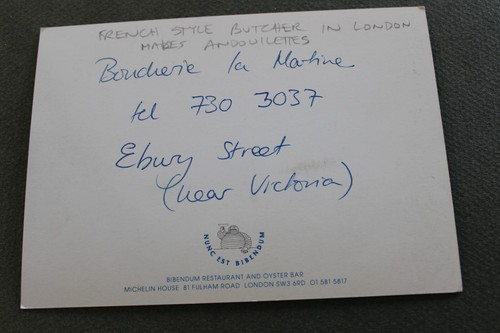 Bibendum Restaurant UK Real Photo Bibendum Aka The Michelin House Postcard 6x4 - Picture 2 of 2