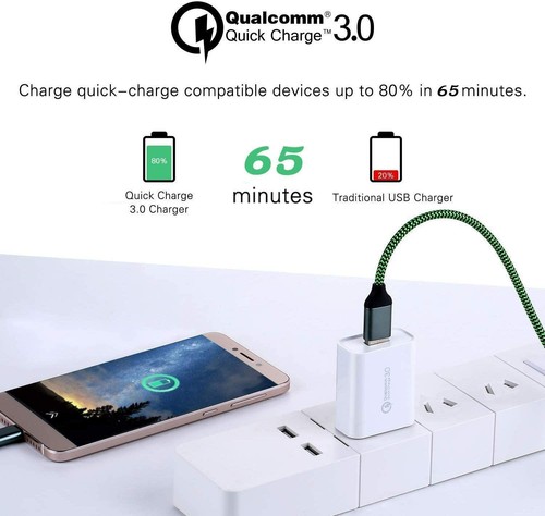 18W Qualcomm Quick Charge QC 3.0 Universal Super Fast USB Wall Charger AU Plug - Picture 24 of 38