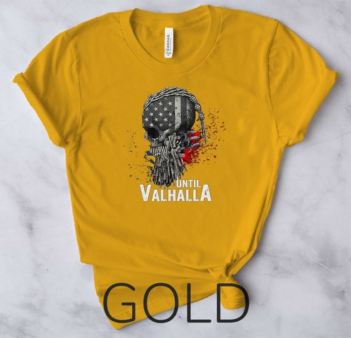 Until Valhalla, Viking tshirt, Until Valhalla tshirt - Unisex Form T-Shirt - Picture 4 of 11