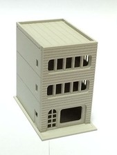 Outland Models Railway Modern 3-Story Building / Shop C Unpainted N Scale 1:160