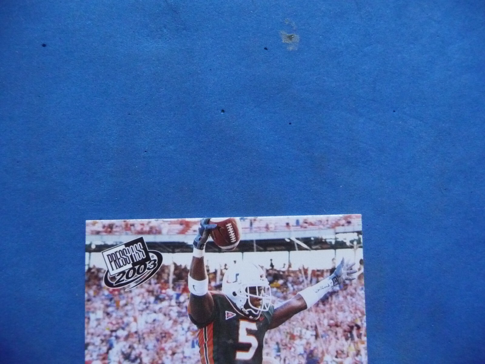 2003 PRESS PASS RED #T25 ANDRE JOHNSON ROOKIE CARD RC TEXANS HURRICANES MINT - Picture 2 of 5