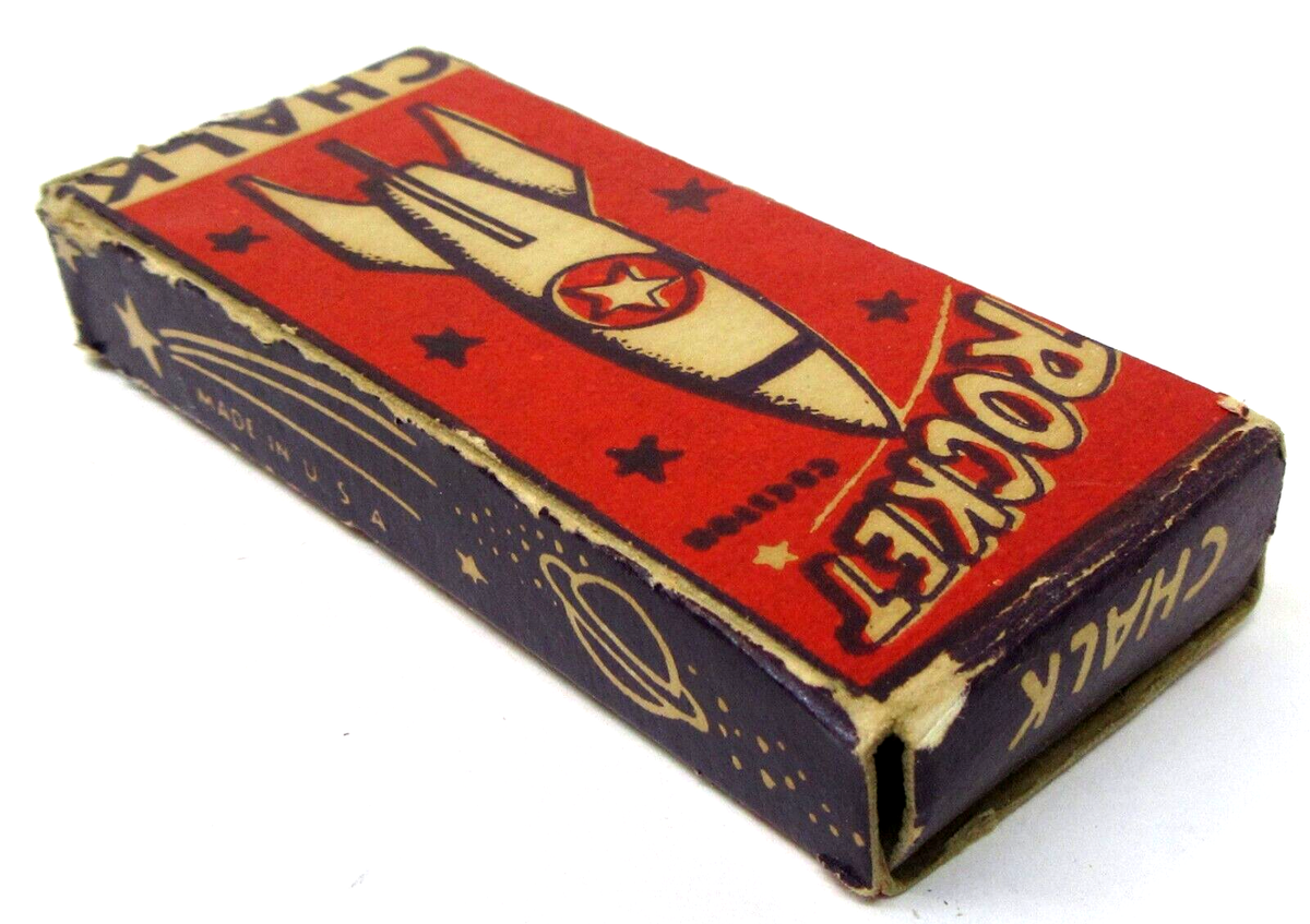 classic box of 1950's ROCKET CHALK #33 sa1 | eBay