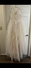 wedding dress size 14w Pink