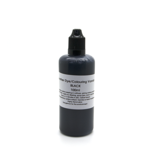Black Leather Dye for ASTON MARTIN Virage Volante DB7 DBS V8 Seats Colour 100ml - Picture 1 of 2