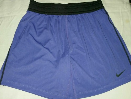 NIKE DRI-FIT 7" KNIT WOMEN'S TRAINING SHORTS PURPLE 613596 553 - Picture 1 of 3