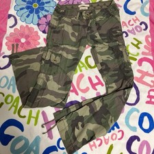 Vintage Abercrombie  Fitch Low Rise Military Cargo Pants Y2K Women's Size XS