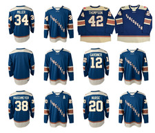 Adult / Youth Replica Home Blue  PWHL Sewn Stitched Hockey Jersey NEW S-5XL