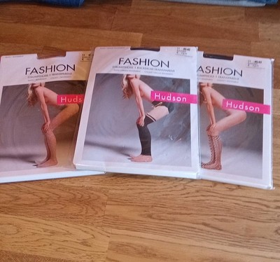 Da.Strumpfhosen 3 Pack,Hudson,2xschwarz,1xgrau,Gr.40-42
