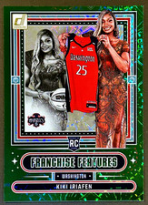 2025 Donruss (FRANCHISE FEATURES 151/399) (GREEN FOIL) Kiki Iriafen #18-NM Cond