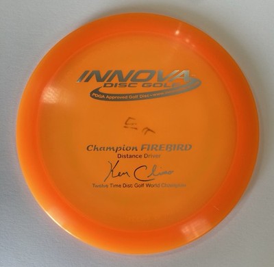 Innova   Champion Firebird - 12X Ken Climo PFN PAT# Hi-VIS Orange 171g Rare  
