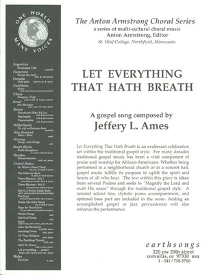 Let Everything That Hath Breath Sheet Music SATB Piano 1998 Hampton Armstrong